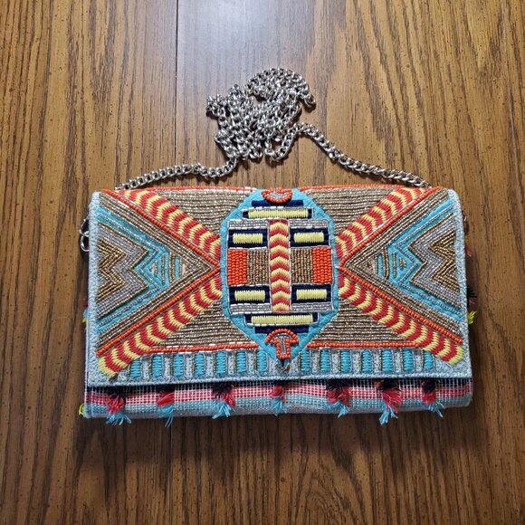 America and Beyond Impala Aztec Clutch - Picture 2 of 7
